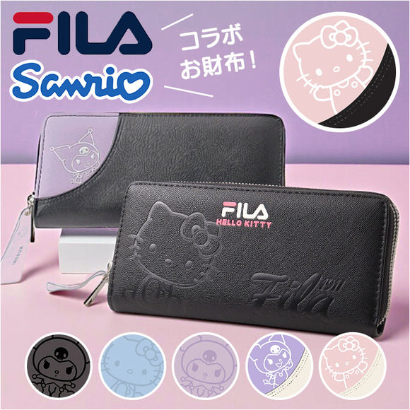 サンリオ 長財布 sanrio 通販 フィラ FILA 財布 ラウンド長財布 お財布 さいふ サイフ 大人 女子 子供 キッズ 女の子 長サイフ なが財布 ロングウォレット かわいい キャラクター