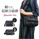 ショルダーバッグ レディース 軽量 通販 Ferlieden フェアリーデン 刺繍バッグ 斜め掛け 斜めがけ 軽い 小さめ 小さい 肩掛け 大人かわいい バッグ カバン 女性 シンプル 通勤 散歩
