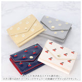 ミニ財布 ミニウォレット 三つ折り 通販 刺繍 小銭入れ 小さい財布 ミニ 財布 ウォレット コンパクト エナメル カード 収納 かわいい レディース おしゃれ 贈り物 ギフト