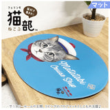 フェリシモ猫部 マシュマロ 便座クッション 玄関マット セット 通販 2点セット 便座カバー トイレマット アクセントマット トイレカバー トイレシート フロアマット 便座 補高便座