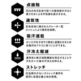 インナーシャツ メンズ 半袖 通販 FORECAST フォーキャスト 6883 メッシュインナー クルーネックインナー 半袖インナー ドライインナー アンダーシャツ Tシャツ 肌着 メッシュシャツ 夏