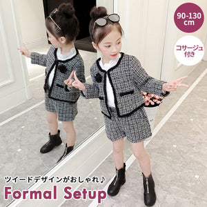 女の子 パンツ スーツ フォーマル 通販 90 100 110 120 130 セットアップ キッズ 子供服 ジュニア ショートパンツ ハーフパンツ 上下セット 2点セット ズボン ジャケット 入園式 入学式