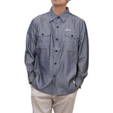 シャツ メンズ カジュアル 通販 長袖シャツ シャツジャケット ボタンダウンシャツ メンズシャツ カジュアルシャツ 軽量 ポケット おしゃれ 動きやすい トップス 大人 男性 通勤 オフィス