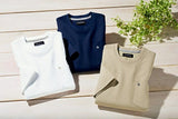 Tシャツ メンズ 半袖 通販 着心地すっきり体型カバーＴシャツ 3色組 カットソー ポケット付き 3枚セット 夏服 おしゃれ ゆったり シンプル 無地 春 夏 カジュアル 男性 紳士 トップス
