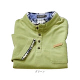 トレーナー メンズ 通販 半袖トレーナー 衿トレーナー 半袖 男性 紳士 トップス カジュアル シンプル 無地 おしゃれ 重ね着風 快適 通気性 メンズファッション 普段着 大人 紳士服 敬老