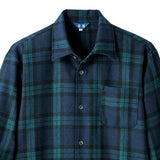 シャツ 長袖 ウール メンズ 958140 通販 日本製 ウールシャツ メンズシャツ 長袖シャツ カジュアルシャツ 着心地が良い 尾州ウール 尾州織 スリット ポケット 胸ポケット 高品質 秋 冬 春