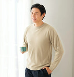 セーター カシミヤ 長袖 958148 通販 クルーネック 肌触りが良い 柔らか やわらか 無地 シンプル カジュアル メンズ レディース 洗濯機洗い可能 あたたかい あったか 男女兼用