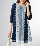 チュニック レディース 通販 レース刺しゅう エレガントチュニック チュニックワンピース プルオーバー 7分袖 七分袖 5分袖 五分袖 春 夏 上品 きれいめ おしゃれ かわいい オシャレ