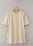 Tシャツ レディース ゆったり 綿100% 通販 汗に負けない 強撚綿100%Tシャツ3色組 カットソー プルオーバー 3枚セット 綿100 コットン おしゃれ シンプル カジュアル ナチュラル 女性 婦人