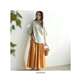 ワイドパンツ レディース 通販 リネン風ふんわりギャザーワイドパンツ ギャザーパンツ フレアパンツ きれいめ 夏用 涼しい 夏 春夏 裏地付き 両脇ポケット付き ゆったり おしゃれ