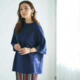 ビッグシルエットTシャツ 無地 通販 綿100% ビックシルエットTシャツ Tシャツ カットソー オーバーサイズ 半袖 レディース ゆったり 綿100 コットン おしゃれ 五分袖 5分袖 カジュアル
