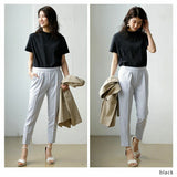 Tシャツ レディ−ス 半袖 通販 レディ−スTシャツ 半袖シャツ tシャツ レディ−スtシャツ モックネックシャツ カジュアルシャツ カジュアルブラウス ブラウス シャツ レディ−スブラウス