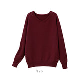 ニット 秋 レディース きれいめ 通販 セーター Vネックセーター プルオーバー 静電気 防止 服 長袖 静電気防止 シンプルＶネックニット 無地 おしゃれ シンプル 女性 大人かわいい