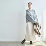 スカート ミモレ丈 Aライン レディース 通販 ミモレ丈スカート Aラインスカート ロングスカート 冬 秋冬 秋 無地 裏起毛 あったかＡラインスカート ひざ下丈 おしゃれ きれいめ