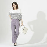 レディース デニム ワイドパンツ 通販 デニムパンツ ワイドデニム ストレッチパンツ ストレッチ ジーンズ ズボン ミセスのためのワイドデニム ウエストゴム おしゃれ シンプル カジュアル