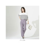 レディース デニム ワイドパンツ 通販 デニムパンツ ワイドデニム ストレッチパンツ ストレッチ ジーンズ ズボン ミセスのためのワイドデニム ウエストゴム おしゃれ シンプル カジュアル