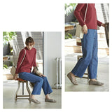 レディース デニム ワイドパンツ 通販 デニムパンツ ワイドデニム ストレッチパンツ ストレッチ ジーンズ ズボン ミセスのためのワイドデニム ウエストゴム おしゃれ シンプル カジュアル