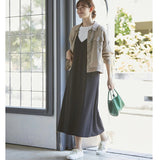 キャミワンピ レディース 通販 ワンピース ロングワンピ ノースリーブ キャミソールワンピース ワンピ ロング 体型カバー こだわり仕様キャミワンピ おしゃれ シンプル 大人 かわいい