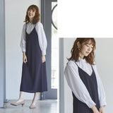 キャミワンピ レディース 通販 ワンピース ロングワンピ ノースリーブ キャミソールワンピース ワンピ ロング 体型カバー こだわり仕様キャミワンピ おしゃれ シンプル 大人 かわいい