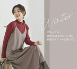 キャミワンピ レディース 通販 ワンピース ロングワンピ ノースリーブ キャミソールワンピース ワンピ ロング 体型カバー こだわり仕様キャミワンピ おしゃれ シンプル 大人 かわいい