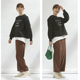 ニット レディース 長袖 通販 セーター プルオーバー ロゴ オフショルダー 大人魅せ、英字ロゴスポンジニットトップス 秋冬 秋 冬 春 おしゃれ シンプル 女性 大人かわいい カジュアル