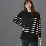 ニット 秋 レディース きれいめ 通販 セーター プルオーバー 長袖 ゆったり 体型カバー お尻もお腹も全部隠す！横スリット入りビックニット 無地 おしゃれ シンプル 女性 大人かわいい