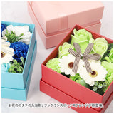 ソープフラワー ボックス 通販 入浴剤 フレグランスボックスアレンジ バスフレグランス 花の形 花びら 造花 ギフト プチギフト 贈り物 石鹸 せっけん バス用品 バスグッズ 母の日 お祝い