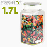 フレッシュロック 1.7 通販 FRESHLOK 角型 1.7L 1700ml 保存容器 密閉 密閉容器 密閉保存容器 キャニスター プラスチック グリーンパッキン ワンタッチ 軽い 軽量 調味料入れ