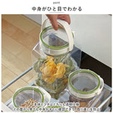 フレッシュロック 2.7 セット 通販 FRESHLOK 角型 2.7L 3個セット 2700ml 保存容器 密閉 密閉容器 密閉保存容器 キャニスター プラスチック グリーンパッキン ワンタッチ 軽い 軽量