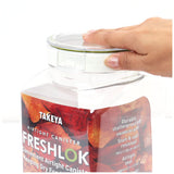 フレッシュロック 4.0 通販 FRESHLOK 角型 4.0L 4000ml 保存容器 密閉 密閉容器 密閉保存容器 キャニスター プラスチック グリーンパッキン ワンタッチ 軽い 軽量 調味料入れ