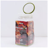 フレッシュロック 4.0 セット 通販 FRESHLOK 角型 4.0L 3個セット 4000ml 保存容器 密閉 密閉容器 密閉保存容器 キャニスター プラスチック グリーンパッキン ワンタッチ 軽い 軽量