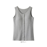 前開き ブラトップ 通販 綿100%前開きカップ付タンクトップ カップ付タンクトップ 前あき タンクトップ 肌着 インナー カップ付きインナー 綿100% レディース パッド付き 入院 介護 病院
