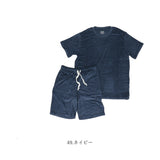 フルーツオブザルーム ルームウェア 通販 FRUIT OF THE LOOM セットアップ 上下セット 半袖 パイルルームウェア ショートパンツ レディース メンズ おしゃれ かわいい 部屋着 リラックス