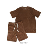 フルーツオブザルーム ルームウェア 通販 FRUIT OF THE LOOM セットアップ 上下セット 半袖 パイルルームウェア ショートパンツ レディース メンズ おしゃれ かわいい 部屋着 リラックス