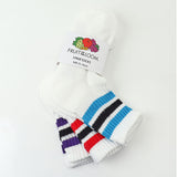 fruit of the loom ソックス ショート 通販 靴下 くつした くつ下 ラインソックス ライン ショート丈 リブ 3足 セット メンズ レディース フルーツオブザルーム おしゃれ レッグウェア