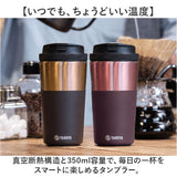 タケヤ タンブラー マイボトル 通販 ステンレスタンブラー コーヒータンブラー 真空断熱構造 保温保冷マグ 保冷 蓋付きタンブラー おしゃれ マグ コップ 350ml こぼれない マグボトル