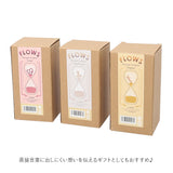 砂時計 砂タイマー 3分計 通販 Flows フロウズ タイマー ３分 チャーム入り サンドグラス メッセージ インテリア ギフト 上品 おしゃれ 新居 贈り物 ギフト お祝い