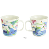 セラミック藍 マグカップ 通販 日本製 マグ カップ ふぁんFUN 湯呑み コップ 美濃焼 食器 動物 アニマル 電子レンジ対応 食洗機対応 ギフト 贈り物 キッチン用品 大人 可愛い かわいい