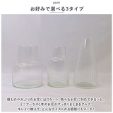 フラワーベース リサイクルガラス 通販 花瓶 ガラス 透明 花器 ガラス製 再生ガラス リューズガラス おしゃれ 花束 ブーケ グリーン 枝物 枝もの クリア インテリア小物 置物 インテリア