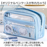 痛ペンポーチ 通販 筆箱 ふでばこ 痛ペンケース ペンケース 缶バッチ入れ ポーチ 小物入れ 文具箱 大容量 多機能 両面透明 推し活 可愛い かわいい 持ち運び 持ち手 おしゃれ オシャレ