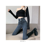 デニム ハイウエスト レディース 通販 スキニーデニムパンツ スキニーパンツ デニムパンツ デニレギ レギンス レギンスパンツ スキニー パンツ ズボン ロングパンツ クロスループ