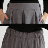 ワイドパンツ ガウチョパンツ レディース 九分丈 通販 ワイド パンツ ガウチョ スカーチョ スカンツ キュロット アンクルパンツ 9分丈 タック ロング 防寒 体型カバー ゆったり