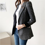 テーラードジャケット レディース 通販 テーラード ジャケット チェック ミドル丈 羽織もの 冬 秋冬 カジュアル オフィス 通勤 ビジネス 面接 就活 ライトアウター オシャレ かわいい