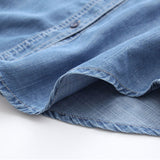 デニム シャツ レディース 通販 デニムシャツ カジュアルシャツ シャツワンピース ロングシャツ ブラウス ロング ロング丈 長袖 ゆったり 体型カバー 無地 春 秋 通勤 通学 カジュアル