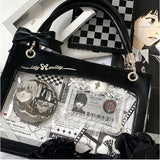 痛バッグ パール ショルダー 推し活 2WAY 通販 痛バック 痛バ 推し活バッグ 推し活バック 推しバッグ 推しバック 見せバッグ クリア ショルダーバッグ ショルダーバック 肩掛け