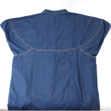 ワンピース デニムワンピース レディース 半袖 通販 シャツワンピース デニムワンピ ワンピ シャツワンピ デニムシャツワンピース ロングワンピース ロングワンピ デニム 前開き ロング