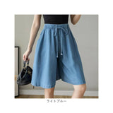 キュロット パンツ デニム レディース 通販 キュロットパンツ キュロットスカート デニムパンツ ガウチョパンツ ガウチョ スカンツ ハーフパンツ スカート 七分丈 動きやすい ゆったり