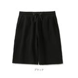 ハーフパンツ 短パン 通販 ルームウェア 部屋着 スウェット スウェットパンツ 動きやすい メンズ レディース ソフト やわらかい 吸汗 ポケット ウエストゴム ひも 紐 楽々 調整可能 男性