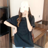 Tシャツ レディース 半袖 ゆったり 通販 半袖Tシャツ ティーシャツ 大きいサイズ オーバーサイズ ビッグシルエット ビックシルエット クルーネック おしゃれ シンプル リラックス