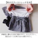かわいい 犬服 通販 かわいい犬服 ワンピース ドッグウェア 可愛い おしゃれ オシャレ ペット服 ギンガムチェック 小型犬用 リボン お出掛け お出かけ 女の子 モノトーン シンプル